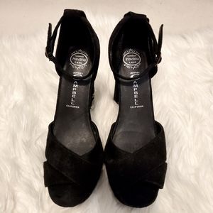 Rare Vtg Jeffrey Campbell El Carmen Suede platform